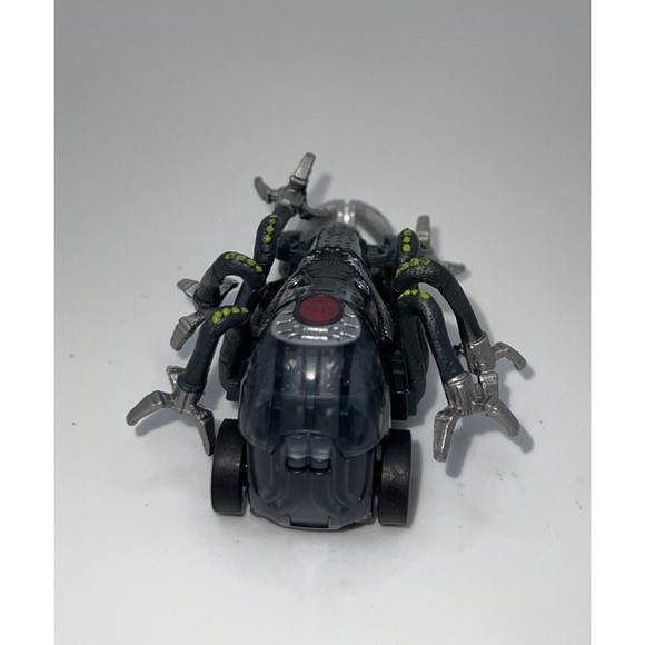 Marvel Hasbro Spiderman Spider Wars Attack Battle Pullback Car Toy 2013 Blk/Gray - Picture 4 of 5